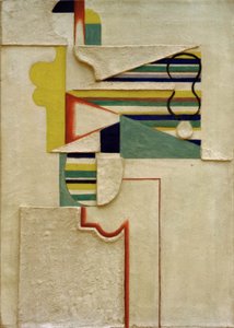 Figure with Stripes by Willi Baumeister