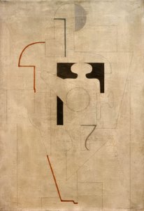 M 2 on Gray by Willi Baumeister