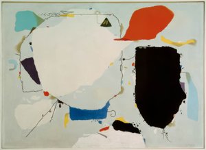 Monturi on Red and Blue by Willi Baumeister