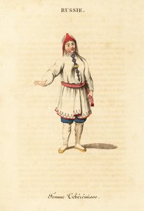 Summer dress of a Mari woman by William (after) Alexander