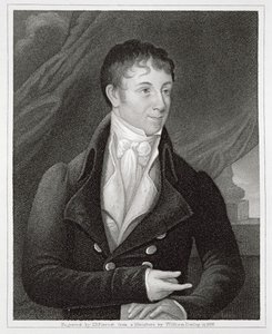 Portrait of Charles Brockden Brown (1771-1810), engraved by John B. Forrest (1814-70)