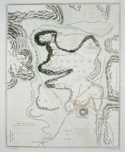 Plan of the city of Troy, from 