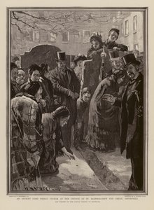 Good Friday at the Church of St Bartholomew the Great, Smithfield by William (after) Hatherell
