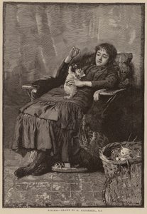 Kittens by William (after) Hatherell