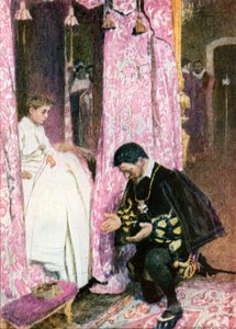 "The Richly Clad First Lord of the Bedchamber Was Kneeling by His Couch"