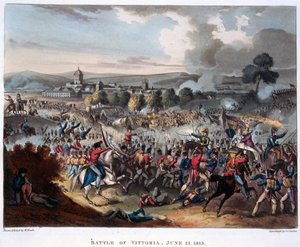 Arthur Wellesley (1769-1852) Lord Wellington Entering Salamanca, Engraved by J.C. Stadler, Published 1818 by William (after) Heath
