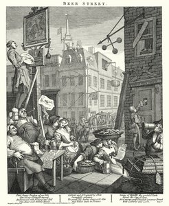 Beer Street by William (after) Hogarth