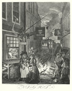Night by William (after) Hogarth