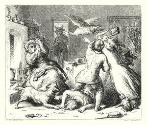 The Goose by William (after) Mulready