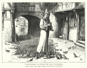 The Pied Piper of Hamelin by William (after) Ralston