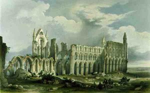 Whitby Abbey from the South West, from 