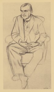 Portrait of Philip Wilson Steer by William (after) Rothenstein