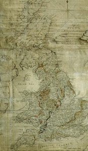 Map of strata in England, Wales and part of Scotland (engraved by John Cary) by William (after) Smith