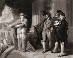 Francisco Jimenez de Cisneros answers the nobles by William (after) Ward