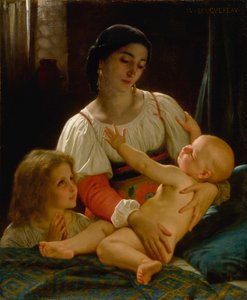 The Awakening (Reduction) by William Adolphe Bouguereau