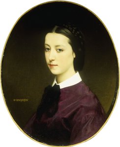 Portrait of a Young Lady by William Adolphe Bouguereau