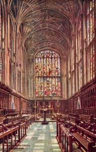 Kings College Chapel, Cambridge by William Affleck Carruthers