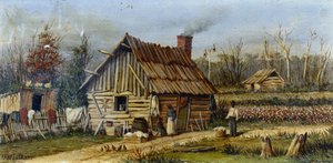 Negro Farmstead in the American South by William Aiken Walker