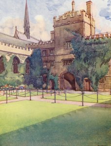 Jesus College front quadrangle