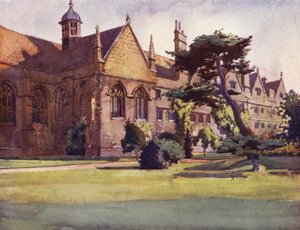 Wadham College Garden Front by William Ainsworth Wildman
