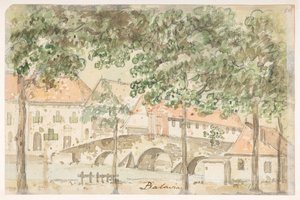 Batavia, from an Album of 372 drawings of landscapes, coastlines, costumes and everyday life made during Lord Macartney
