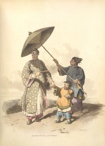 A Chinese Lady and Her Son by William Alexander