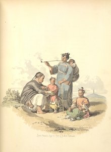 Peasant with family by William Alexander