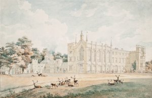 View from the South West, Cassiobury, Hertfordshire by William Alexander
