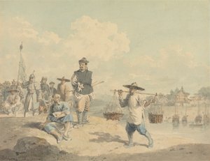 View in the Province of Kiang-nan, China, Taken from Nature by William Alexander