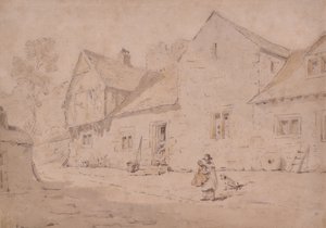 Village Scene, Kent by William Alexander