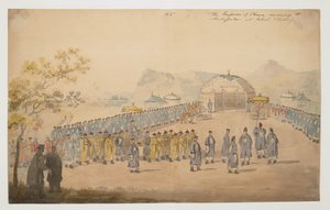 The Emperor of China Receiving the Ambassador at Jehol, Tartary