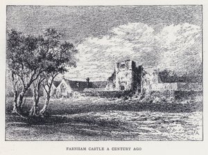 Farnham Castle a century ago