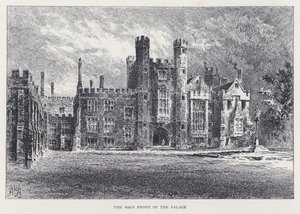 The Main Front of the Palace by William Alexander Ansted