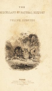 Titlepage with Vignette of a Lion Attacking a Tiger (engraving) by William Alexander Forbes
