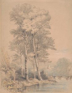 Llandovery Castle, South Wales by William Alfred Delamotte