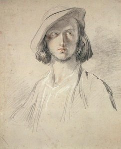 Portrait Study of a Young Man by William Allan