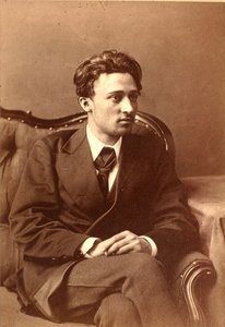Portrait of the Author Vsevolod Mikhailovich Garshin by William Andreevich Carrick