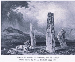 Circle of stones at Turmore, Isle of Arran