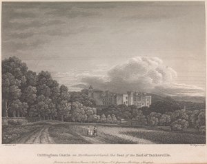 Chillingham Castle in Northumberland, The Seat of the Earl of Tankerville (published by W. Angus): Plate 62; page 62 (Volume One)