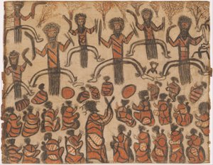 Wurundjeri people - Corroboree by William Barak