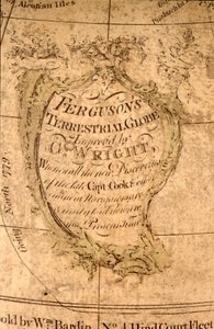 Cartouche in North Pacific Ocean, c.1795