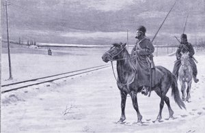 Guarding the Railway Near Mukden