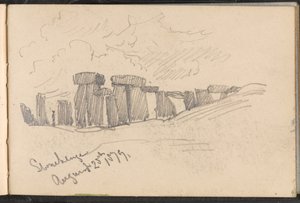 Stonehenge, August 25th 1879 by William Barnes Wollen