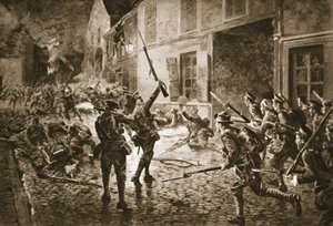 The Coldstream Guards at Landrecies by William Barnes Wollen