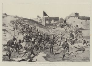 The Soudan Advance, the 11th Soudanese Charging the Dervishes in the Fight at Abu Hamed