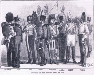 Uniforms of the British Army in 1855 by William Barnes Wollen