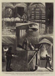 Sketches in the Ventilation Department Under the House of Commons by William Bazett Murray