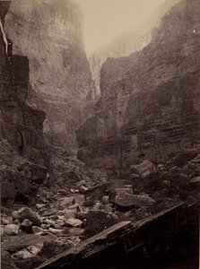 Canyon of Kanab Wash, Colorado River, Looking North by William Bell