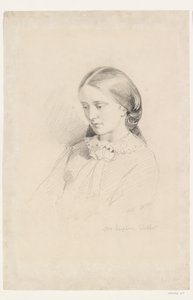 Josephine Butler, Early Feminist Campaigner, 1856 by William Bell Scott