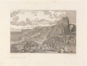 Bow and Arrow Castle, Isle of Portland by William Bernard Cooke